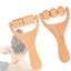 Wooden Roller Massager for Body Treatment in Salons Mini Wooden Roller Massager Neck Shoulder Leg Universal Hand Massager