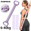 Stretch Strap Yoga 6 Ropes Adjusted Tensioner Yoga Tool Open Back Practice Shoulder Yoga Stretching Belt Elastic Stretch Band