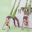 Adjustable Aerial Yoga Hammock Set Pilates Anti-gravity Swing Stretch Strap Dance Fitness Yoga Training Body Shaping Exercises