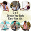 Adjustable Non Slip Strap, Suitable for Yoga, Pilates, Stretching, Fitness, and Home Training - For Carrying Yoga Mats