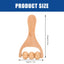 Wooden Roller Massager for Body Treatment in Salons Mini Wooden Roller Massager Neck Shoulder Leg Universal Hand Massager